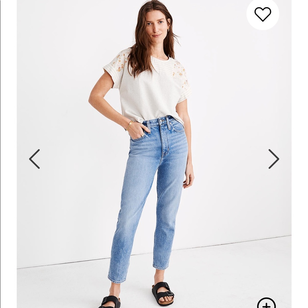 Madewell Mom Jean in Melva